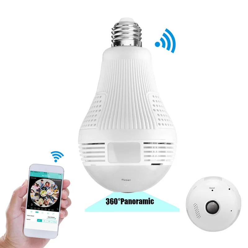 IP камера панорамная беспроводная 960P Wi Fi 360 градусов|Камеры видеонаблюдения| |
