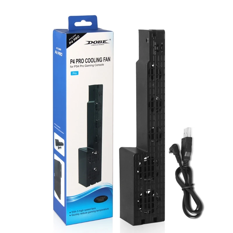 Бесплатная доставка USB вентилятор охлаждения для игровой консоли Playstation4 PS4 Pro