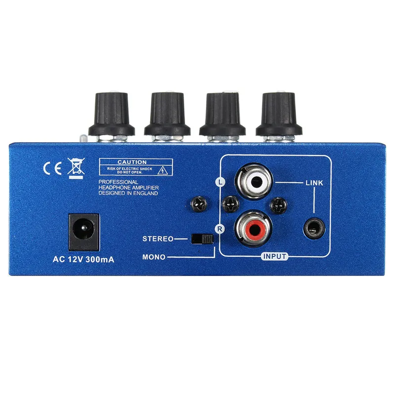 Профессиональный 4 канальный мини усилитель для наушников AMPI4 сверхкомпактный
