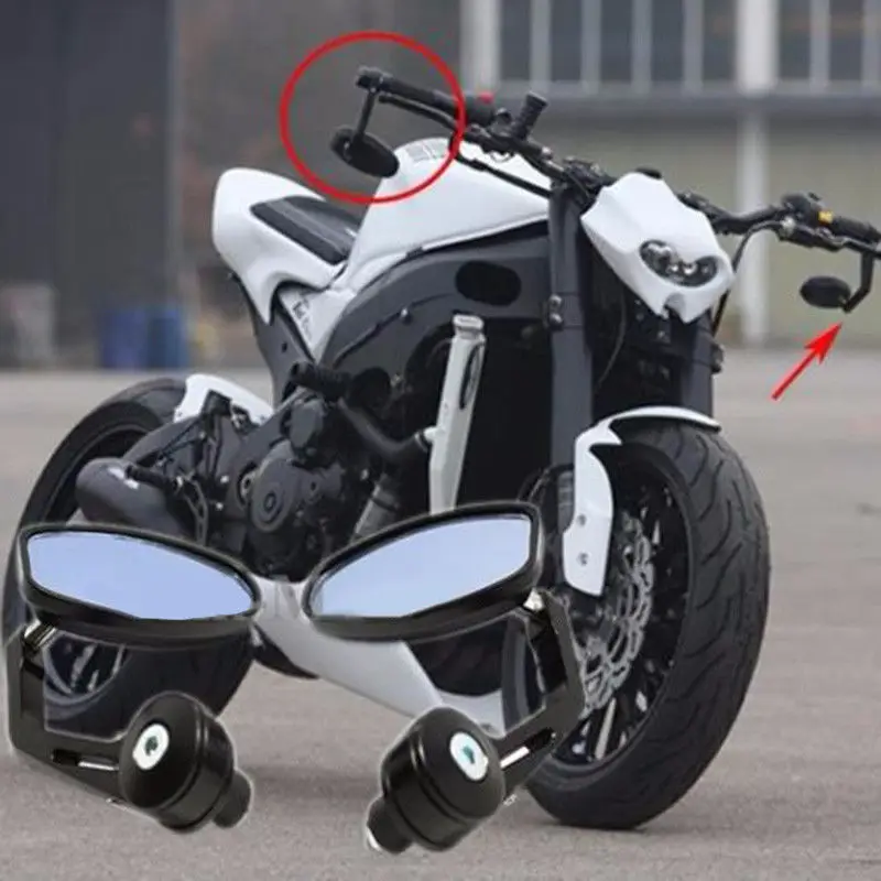 Универсальные боковые зеркала заднего вида для скутеров и велосипедов Yamaha Honda