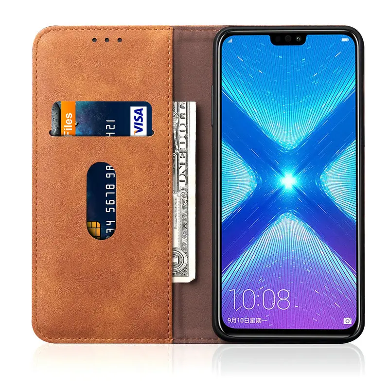 Для Huawei Honor 9X Lite чехол Magentic кожаный с откидной крышкой для Честь 30 20 Pro JSN-L21 JSN-L22