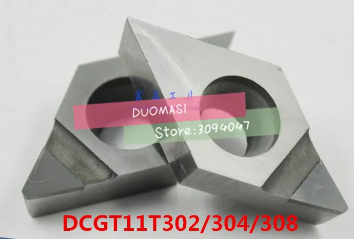 Бесплатная Доставка 2 шт. DCGT11T302/DCGT11T304/DCGT11T308 CBN вставки CNC инструменты алмазные для