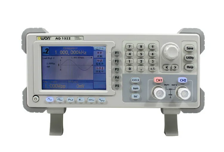 

Owon AG1022 Series AG DDS Arbitrary Waveform Generator 2 Channels 25MHz 125MSa/S Sample Rate