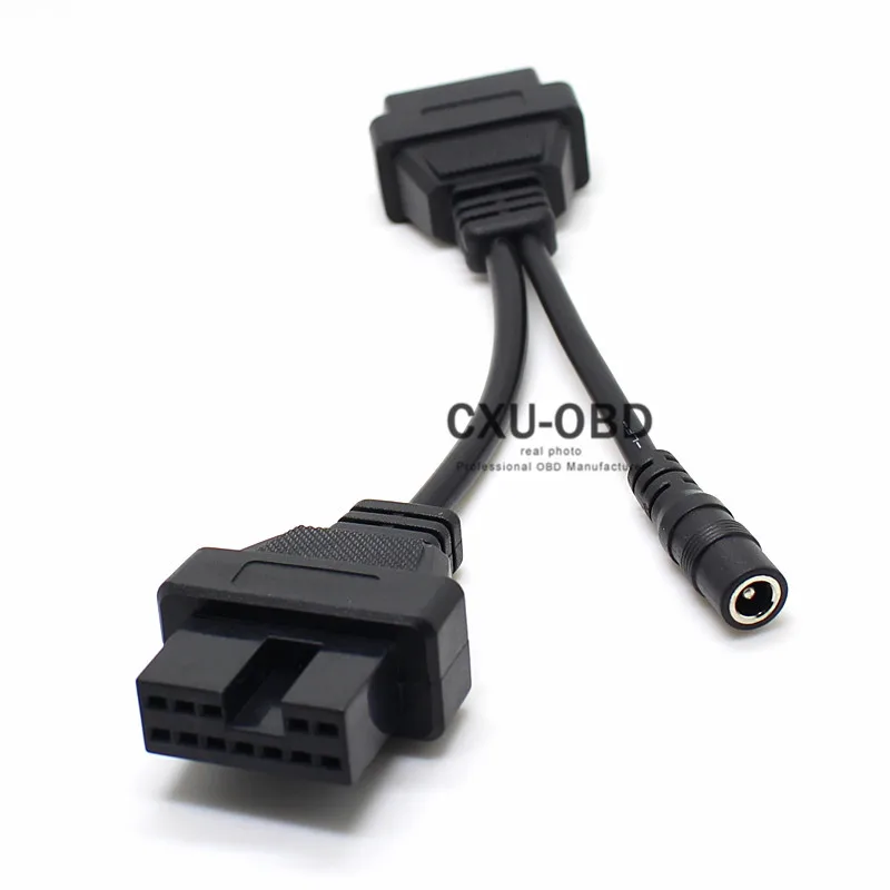 OBDII 2 разъем для Mitsubishi 12pin до 16Pin OBD диагностический адаптер автомобильный кабель |