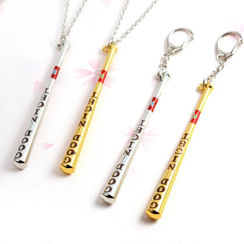 Взрывной брелок отряд самоубийц ожерелье в виде бейсбольной летучей мыши личная