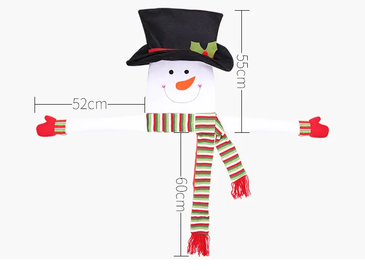 

Christmas Tree Toppers Hanging Ornaments Snowman With Scarf Hat Holiday-related Ornaments Snowman on Xmas Tree Home Decoration