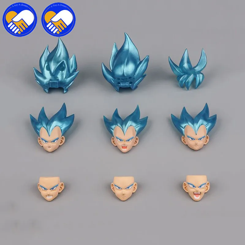 Dragon Ball Z Demoniacal подходит для SHF SSJ Nevy темно синий Vegeta аксессуары на заказ головной