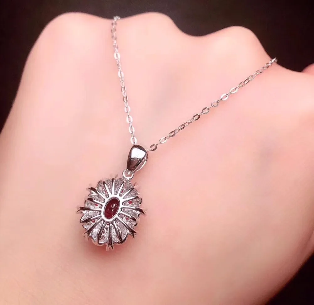 Ювелирные изделия из настоящего Pure18 K золота ювелирные натурального 100% рубина