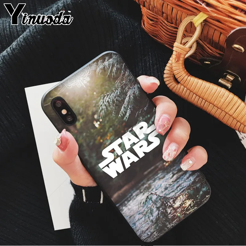 Yinuoda R2D2 BB8 Звездные войны Мягкий Силиконовый ТПУ чехол для телефона Apple iPhone 8 7 6 6S Plus