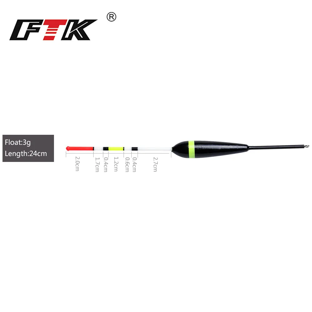 FTK Fortune Paulownia 10 шт./партия поплавок для рыбалки для ловли карпа длина снастей 20-25 см поплавок 2 г 3 г 4 г 5 г 6 г