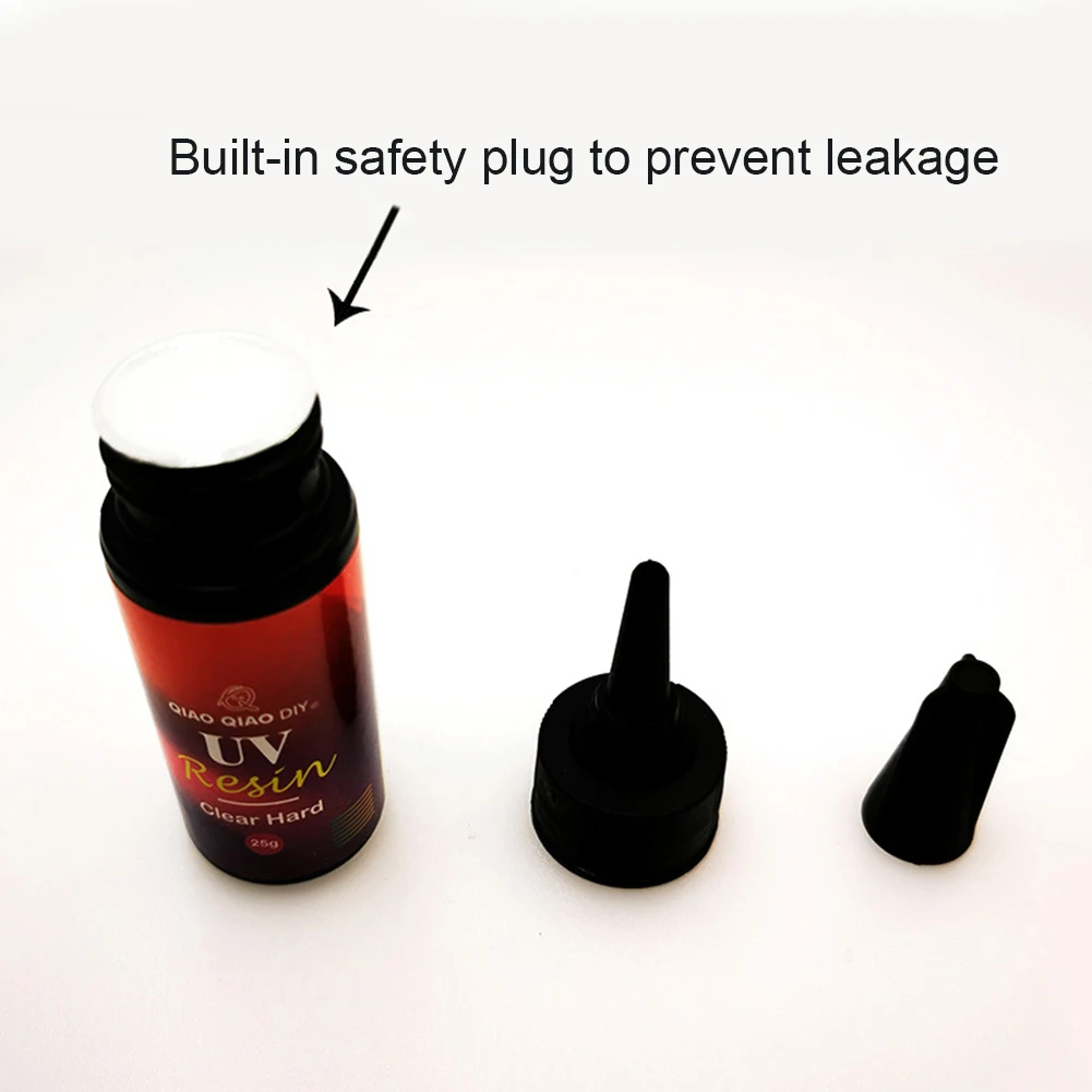 

10/15/25/60/120/200g Clear DIY, Non Toxic UV Resin Hard Glue Ultraviolet Transparent LED DIY Varnish