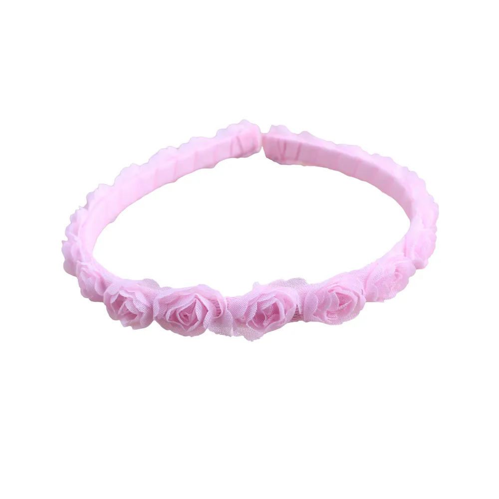 Fashion Headwear Girls Hair Band Floral Headbands Hairbands For Kids Handmade Accessories Diadema de pelo mujer A8 | Детская одежда и