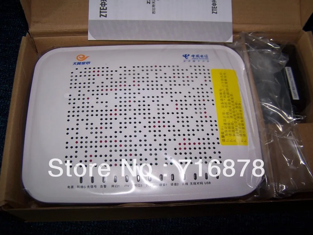 Английский интерфейс установки GPON ZXA10 F660 ONU/ONT с 4 портами ethernet и 2 голосовыми wifi|onu