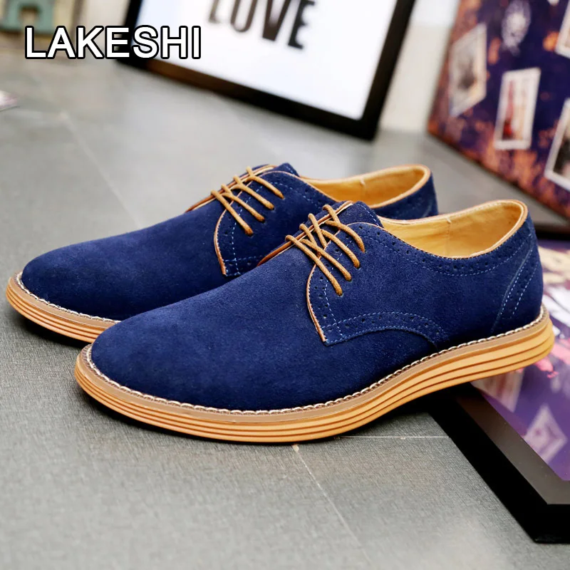 LAKESHI New Sneakers Men Shoes Casual Fashion Comfortable Brogue Lace Up Loafers For Male Adult Size 47 | Обувь