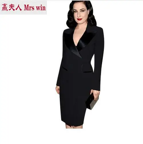 2017 Новый Dress Женская Мода Одежды С Учетом Воротник Длинными рукавами ОЛ MS