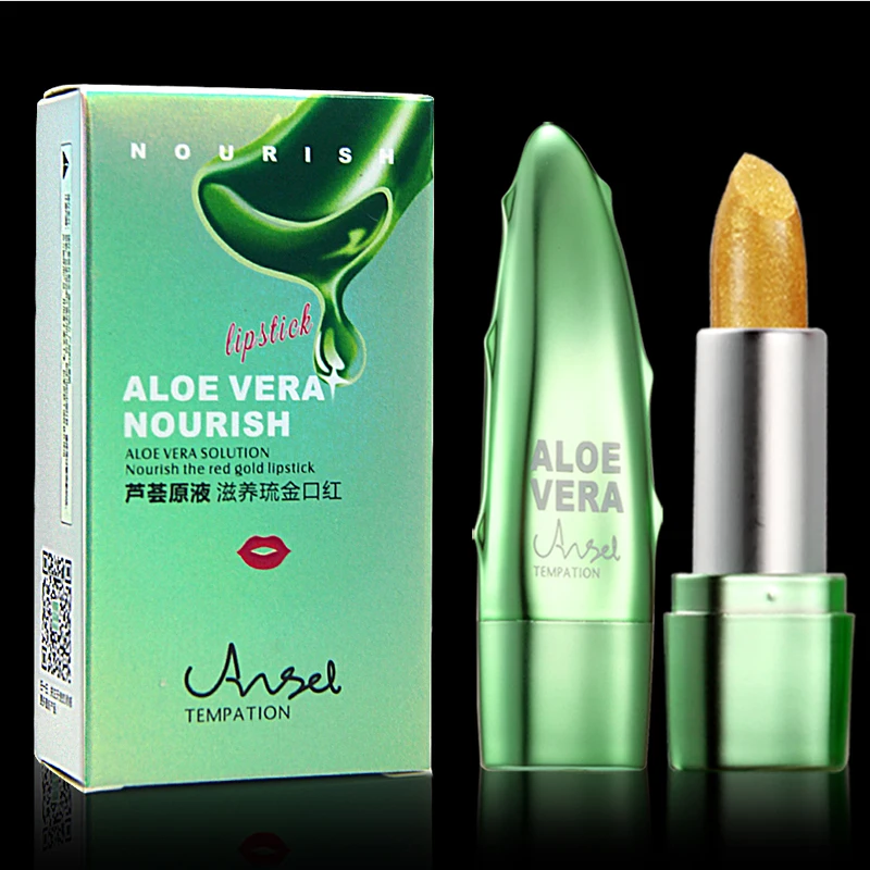 1 шт. натуральный и безопасный увлажняющий крем Алоэ Вера водостойкая губная