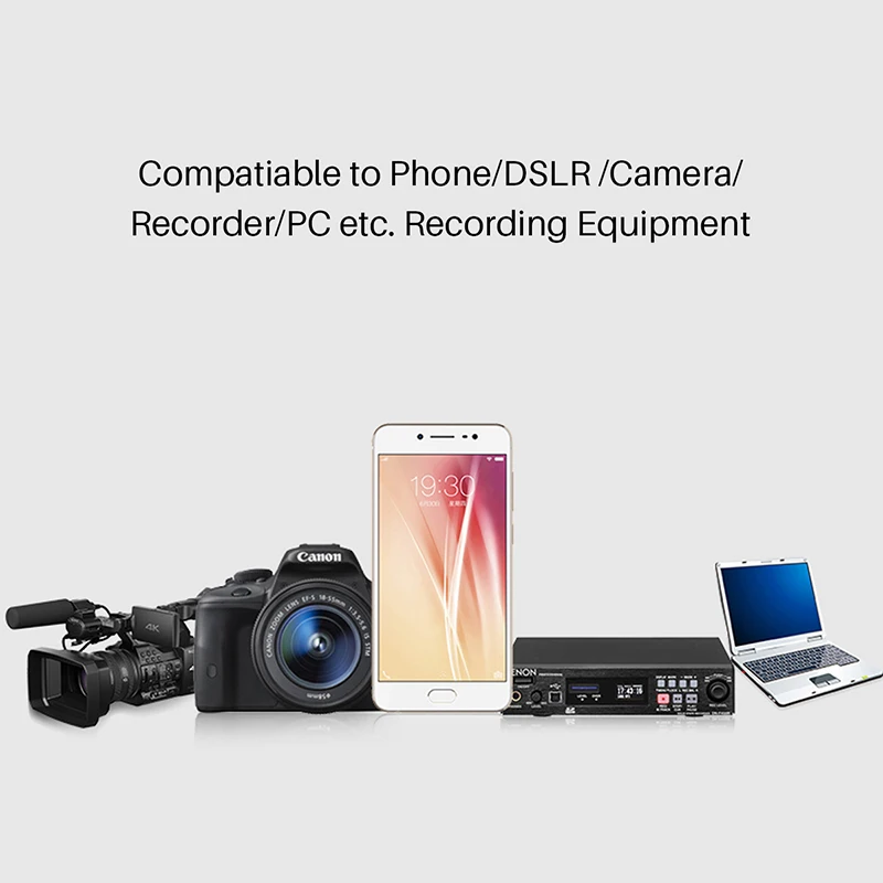 BOYA BY-MM1 микрофон для видеозаписи компактный VS Rode VideoMicro записывающий камеры iPhone X 8 7