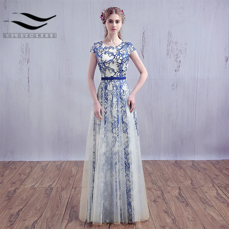 2021 специальные кружевные сексуальные новые стильные синие длинные вечерние