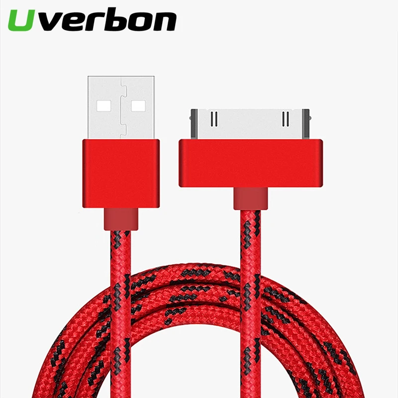 2.4A USB кабель для iPhone 4, 4S, 3g, S, 3g, iPad 1, 2, 3, iPod itouch, 30 pin, быстрая зарядка, зарядное устройство, адаптер, синхронизация данных, код, кабель для телефона