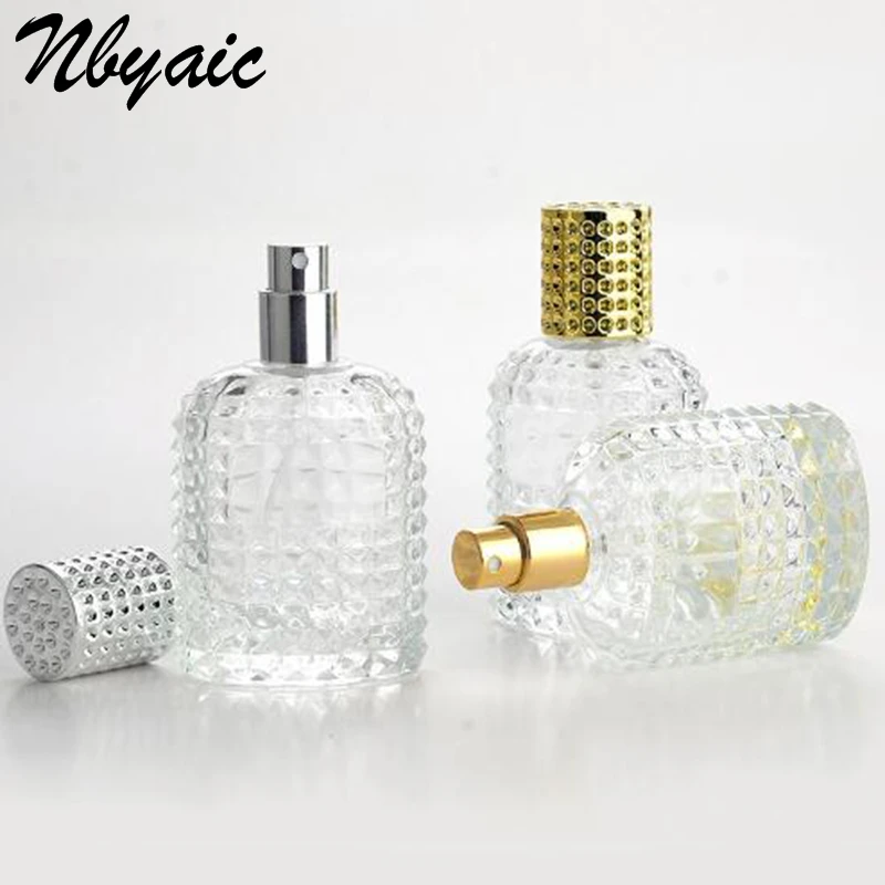 

Nbyaic 1Pcs 30Ml50ML perfume sub-bottle portable high-end perfume bottle empty bottle glass perfume sample bottle travel mini