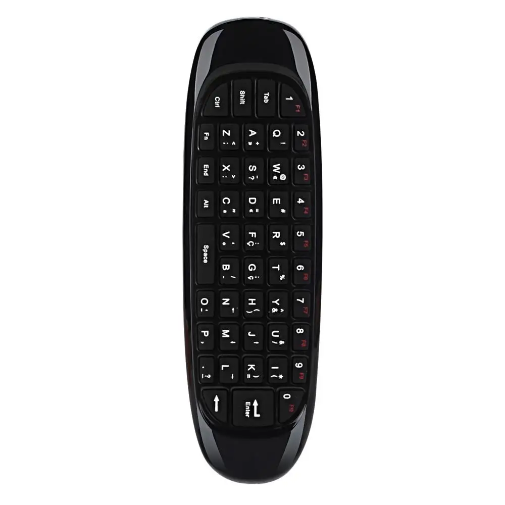 C120 русский арабский Пособия по немецкому языку версия 6-Axis Gyro 2,4G Mini Air Мышь QWERTY клавиатура для Android/Windows/Mac OS/Linux