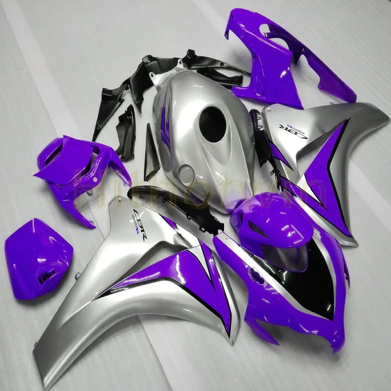 O Пользовательские мотоциклетные Чехлы для HONDA CBR1000RR 2008 2009 2010 2011 CBR 1000 RR Обтекатели+ Botls+ литьевая форма белого цвета - Цвет: O