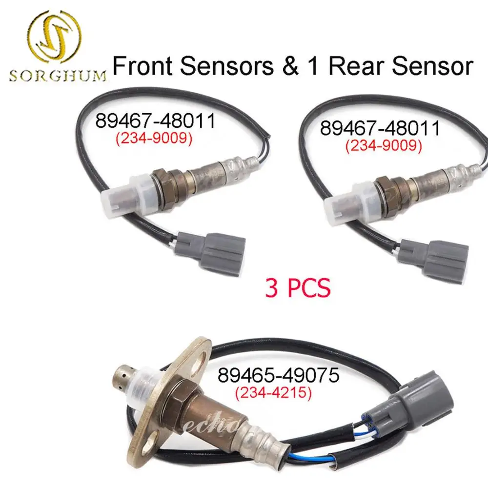 Новый набор (3 шт.) O2 Датчик кислорода воздуха и топлива для Toyota Lexus 8946549075 8946748011