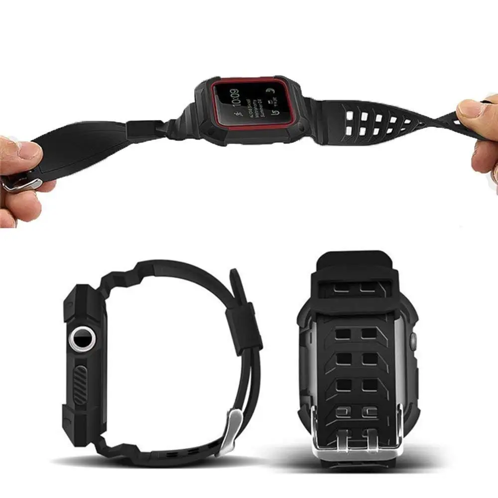 Спортивный ремешок JANSIN для apple watch 42 мм 38 iwatch 3/2/1 браслет на запястье мягкий