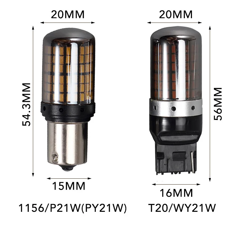 AEING 2*1156 BA15S P21W/BAU15S PY21W/T20 7440 W21W светодиодный ная лампа указателя поворота Canbus без