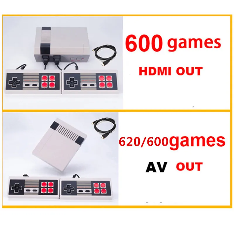 HDMI совместимая/AV выход Мини Ретро ТВ игровая консоль Ручной игровой плеер Видео