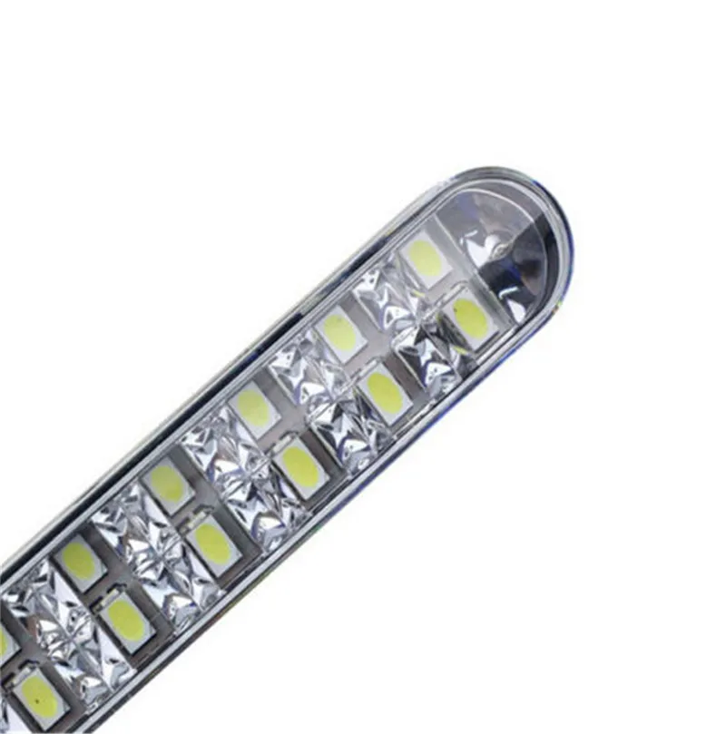 

2pcs/lot 30leds White & Yellow Double Color Car Daytime Running Light DRL Daylight Lamp with Turn Signal Indicators Lights DC12V