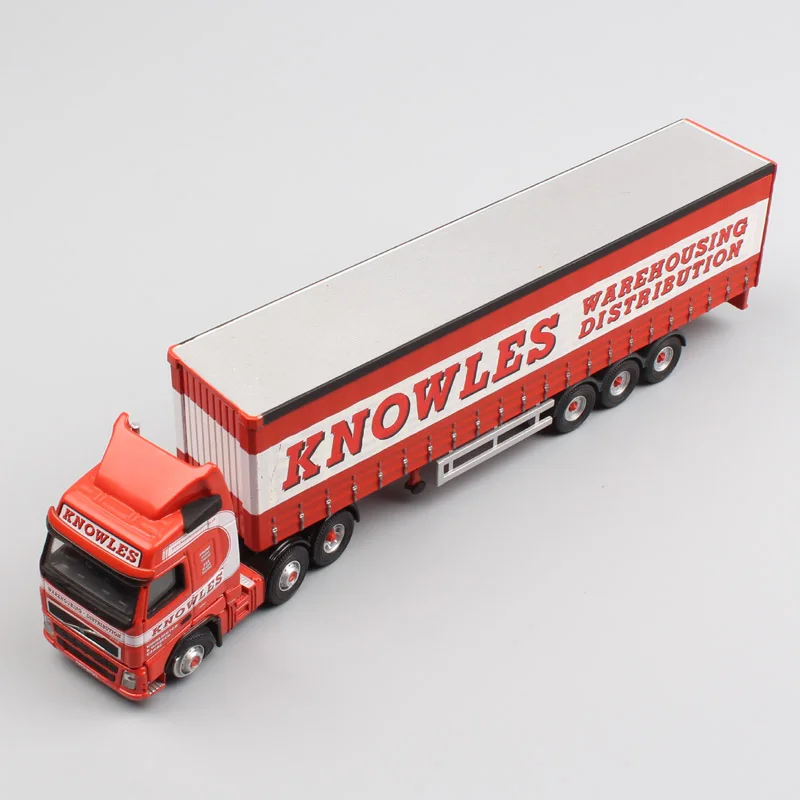 1: 76 масштаб корги Volvo FH12 тяжелый контейнерный грузовой автомобиль Ноулз грузовик карниз трейлер металлическая литая модель автомобиля коллекторы игрушек