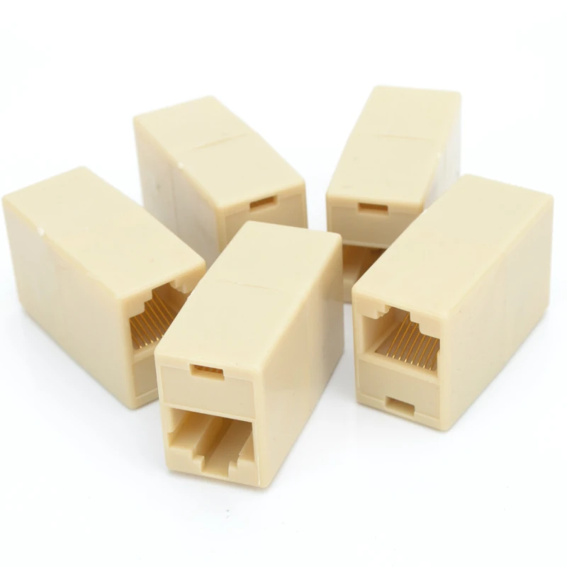Сетевой Ethernet Кабель с двойной прямой головкой 5 шт. соединитель для кабеля Lan RJ45 CAT