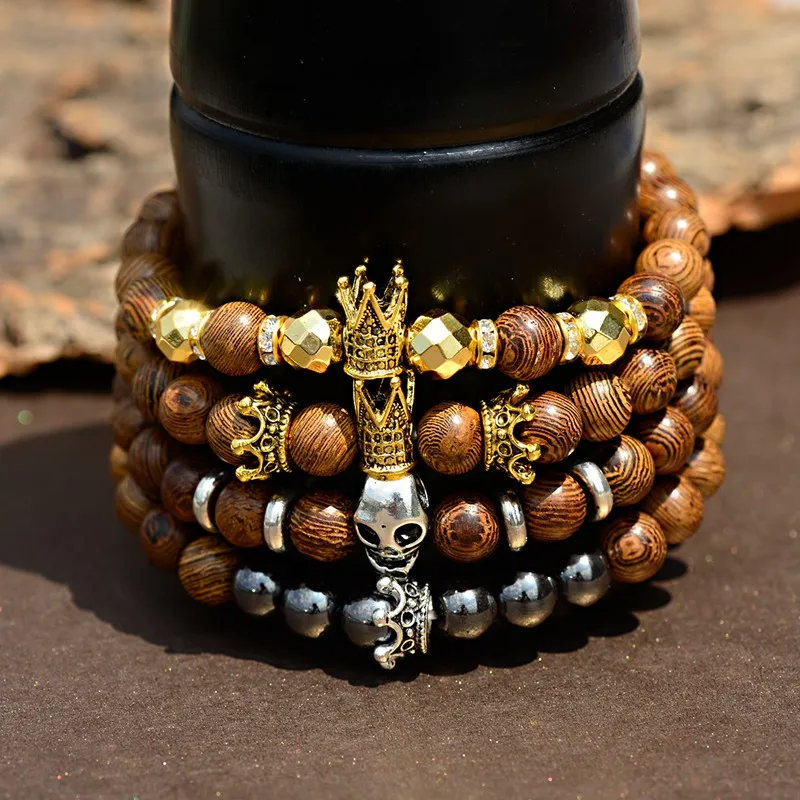 Модный браслет талисман для мужчин ювелирные изделия Шарм Роскошная золотая