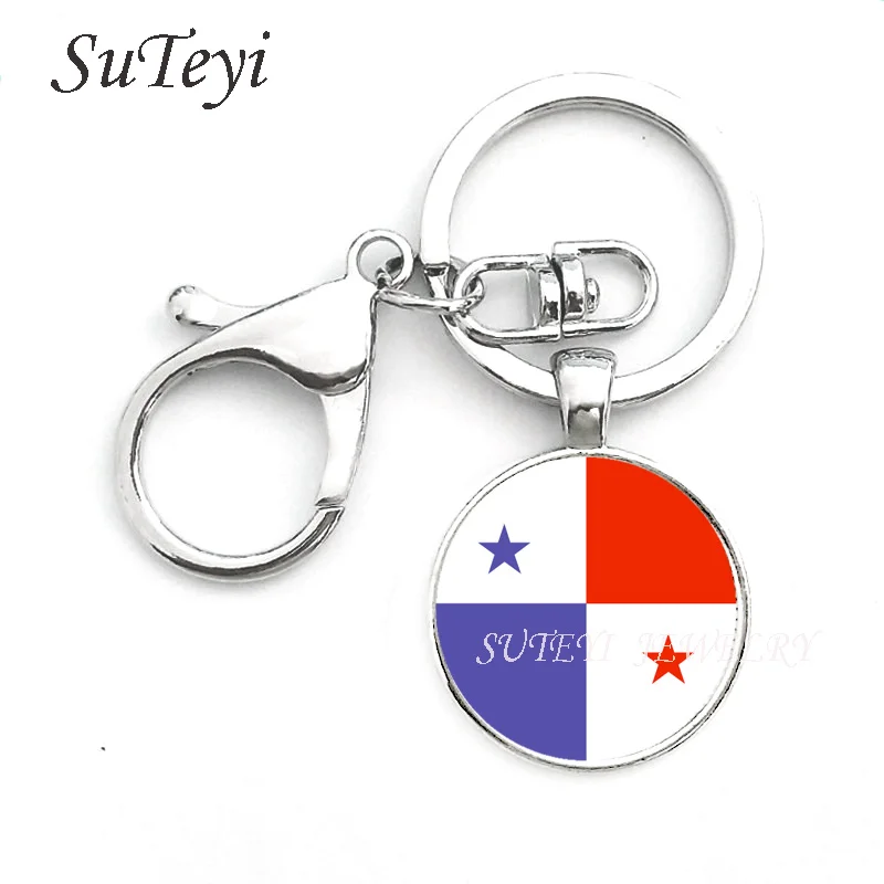 SUTEYI классический Северная Америка Национальный кулон в форме флага Панама и