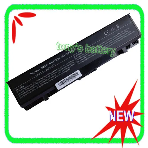 

New Laptop Battery For Dell Studio 17 1735 1736 1737 RM791 RM870 RM868 MT342 KM973 KM978