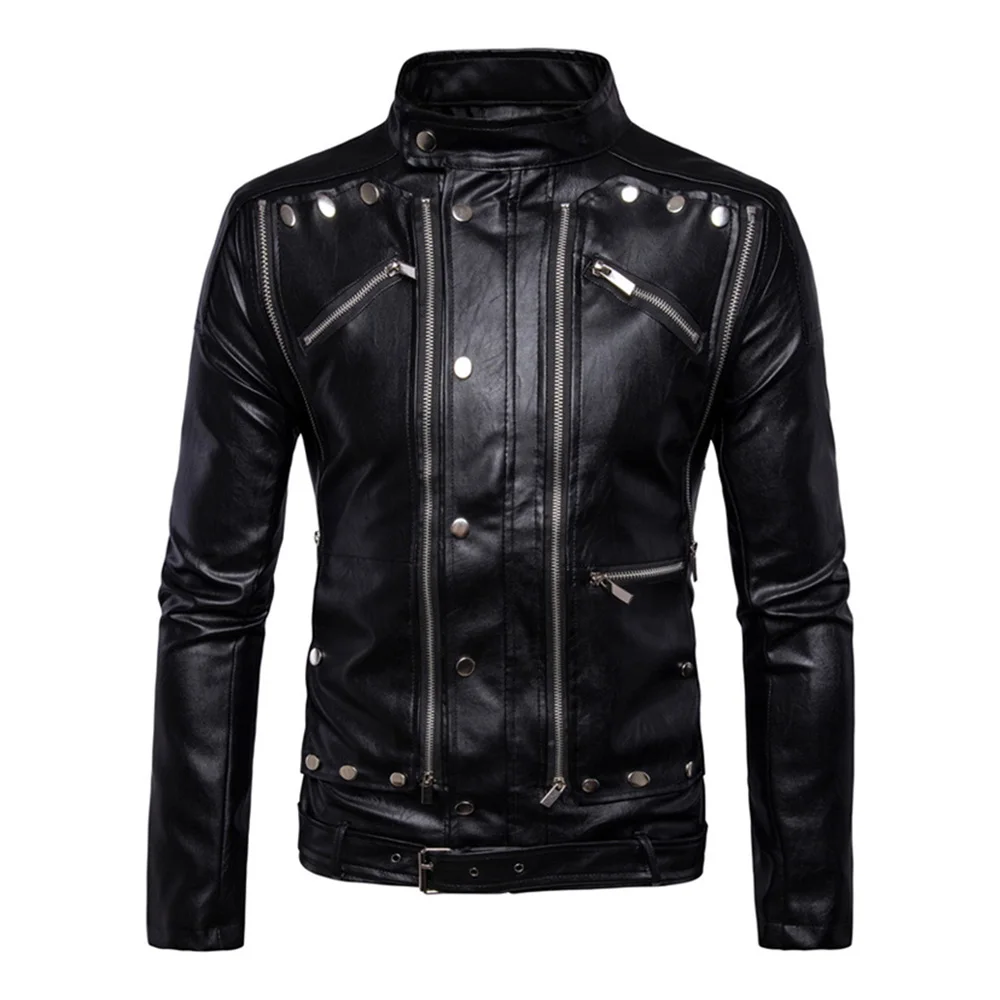 Мужская мотоциклетная куртка Herobiker повседневная из искусственной кожи в стиле