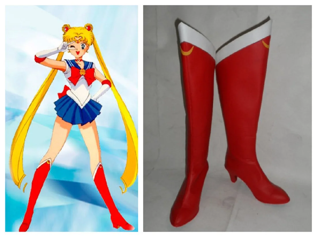 Sailor Moon Sailormoon Serena/карнавальный костюм ботинки обувь |