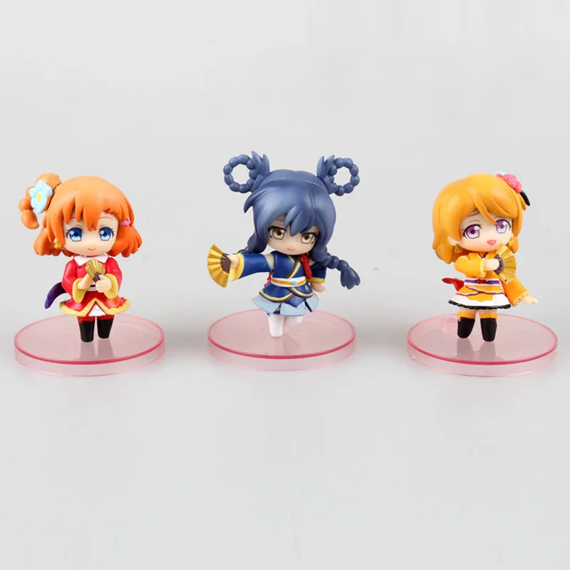Японское аниме Love Live! Школьный идол проект ПВХ Фигурки игрушки 9 шт./компл. коробка
