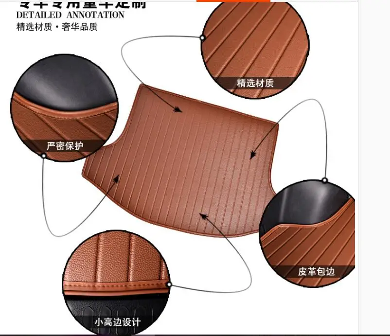Коврик для багажника Toyota Camry 40 Corolla RAV4 Verso FJ Land Cruiser LC 200 Prado 150 120 3D carstyling cargo liner|for