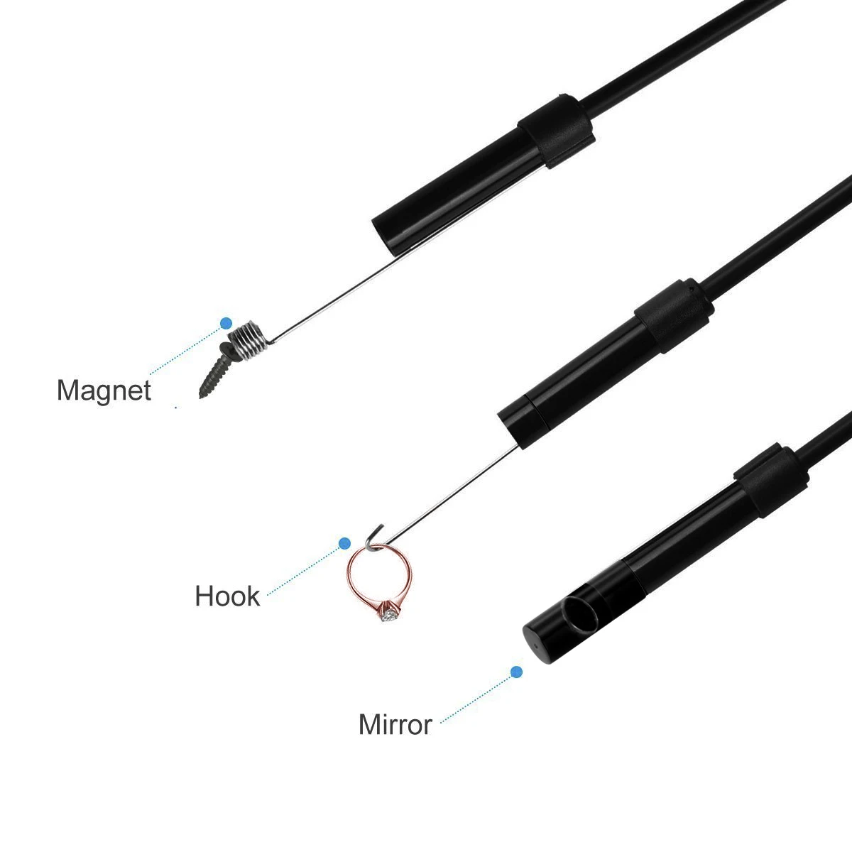 Mr Cartool USB светодиодный Зеркало для осмотра инструмент эндоскоп Micro Камера с 6