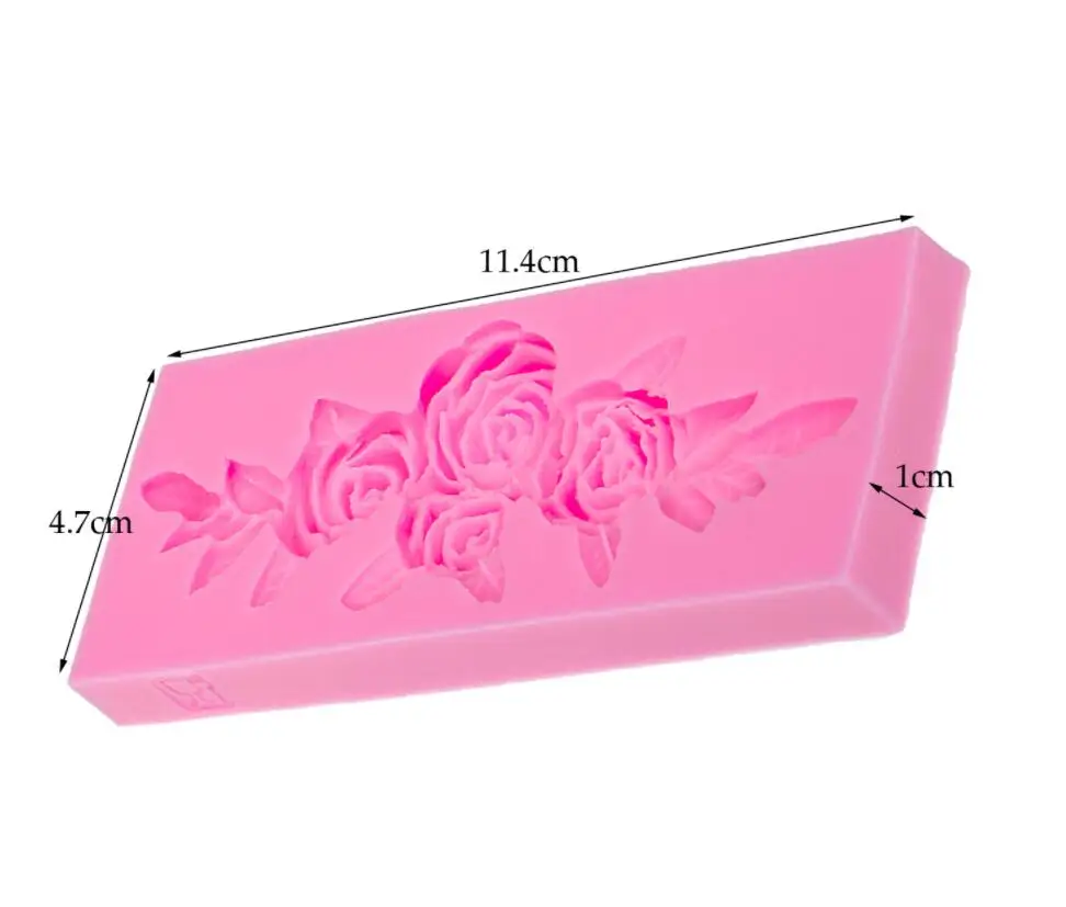 Дерево Роза Форма Цветка Силиконовые формы резак для печенья торта украшения