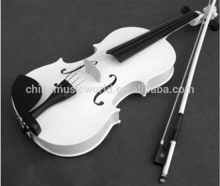Новые однотонные тон белый Скрипки (Afanti AVL 043)|white violin|violinviolin white |