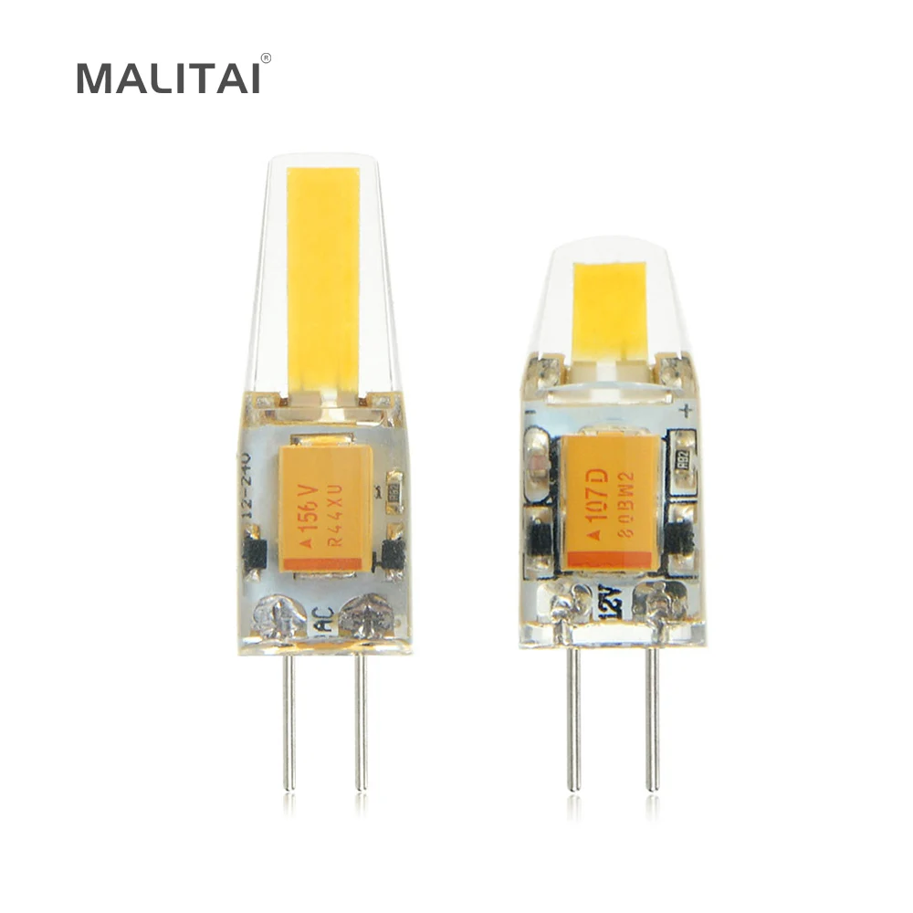 Светодиодная лампа Mini COB 3 Вт 6 12 в пост. Тока сменная галогенная 30 50 G4 хрустальная