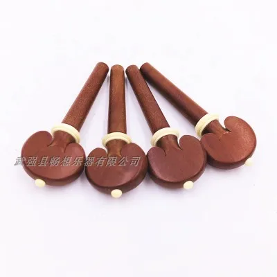 4 шт/один набор натуральных jujube 4/4 скрипка, красивый белый круг украшения