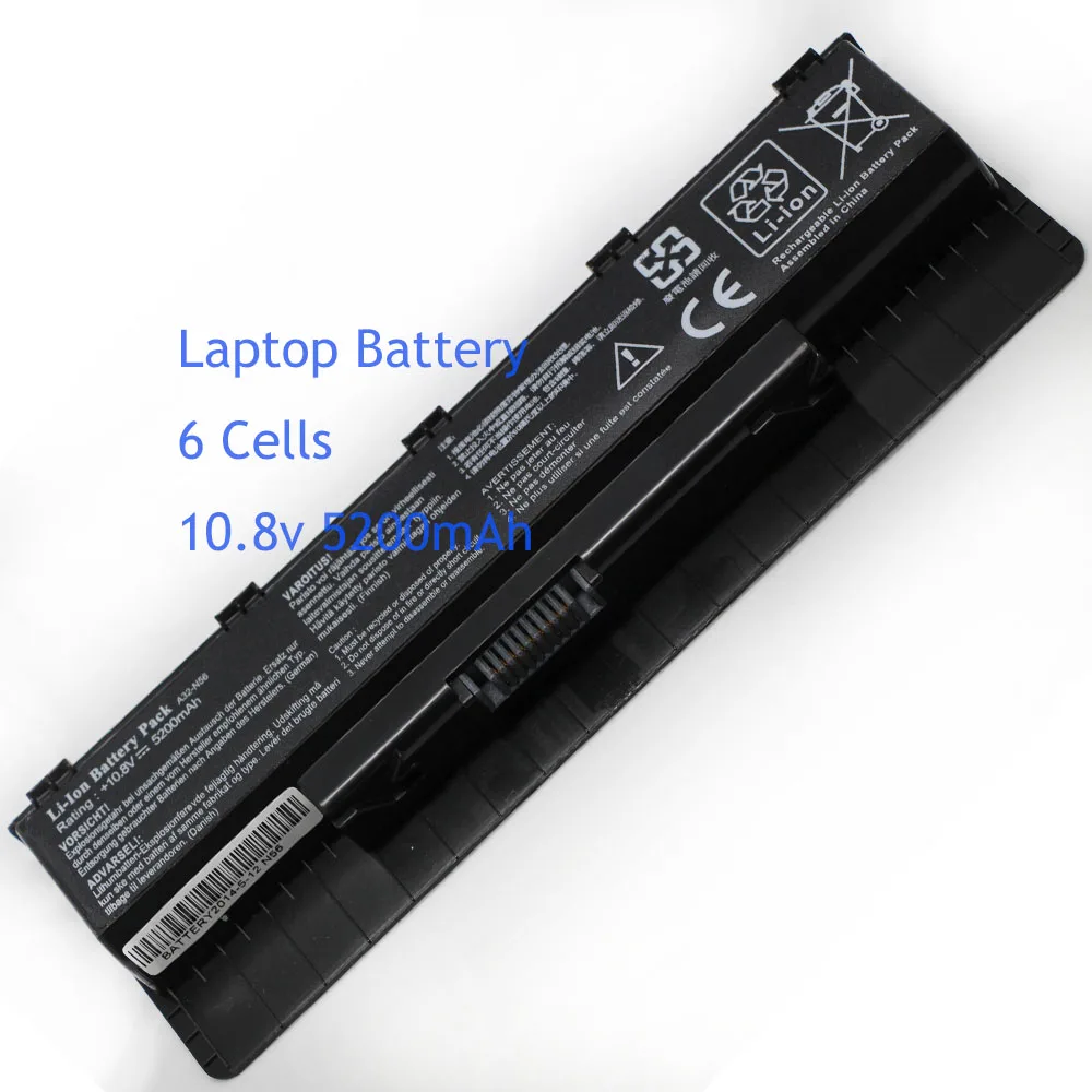 Абсолютно Новый Сменный аккумулятор для ноутбука ASUS N46 N46V N46VJ N46VM N46VZ N56 N56V N56VJ N56VM N76