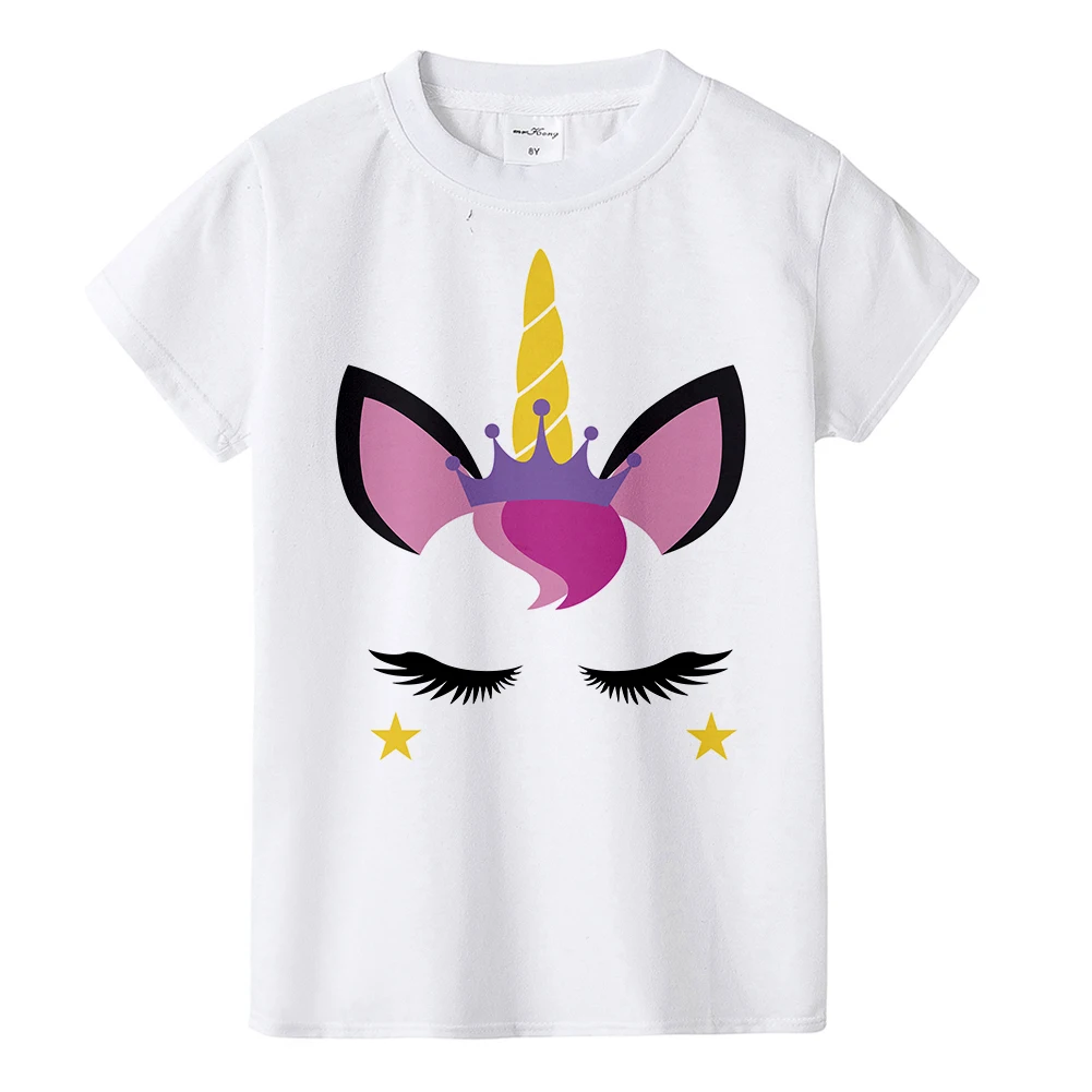 1-12yrs Teen Kids Pretty Little Girl Baby Unicorn Dress Summer Short Sleeve Mesh Tulle Princess Party Wedding Tutu | Детская одежда и