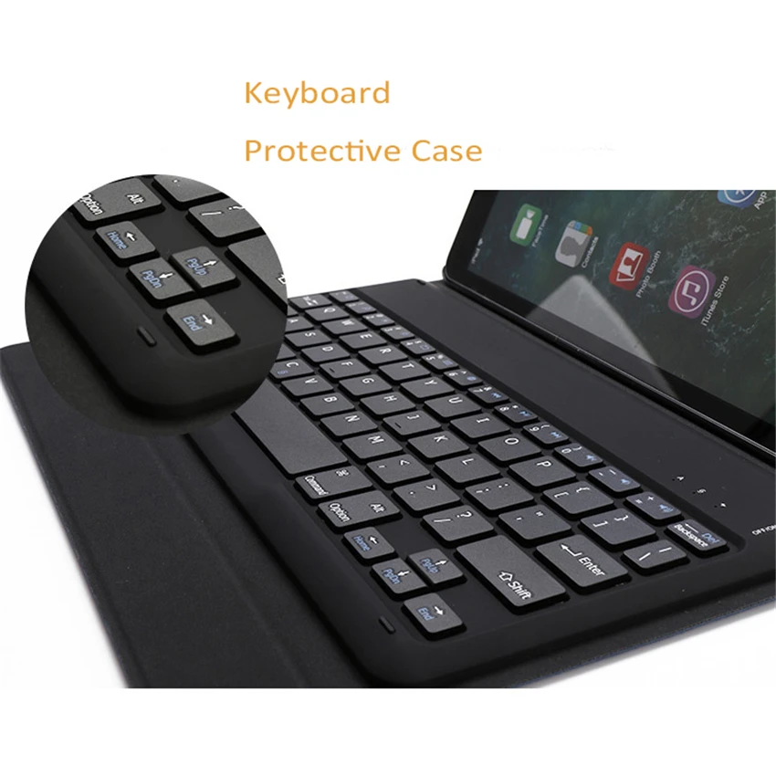 Кожаный чехол с Bluetooth клавиатурой для 2018 ipad pro9.7/10/11/12. 9 Магнитный съемный
