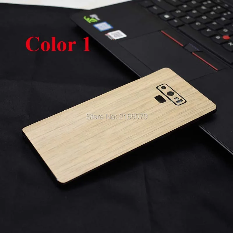 For Samsung Galaxy Note 10 9 8 7 5 S10 S9 S8 Plus S10e S7 Edge Full Cover Back 3D Wood Grain Protection Skin Decal Sticker Film |