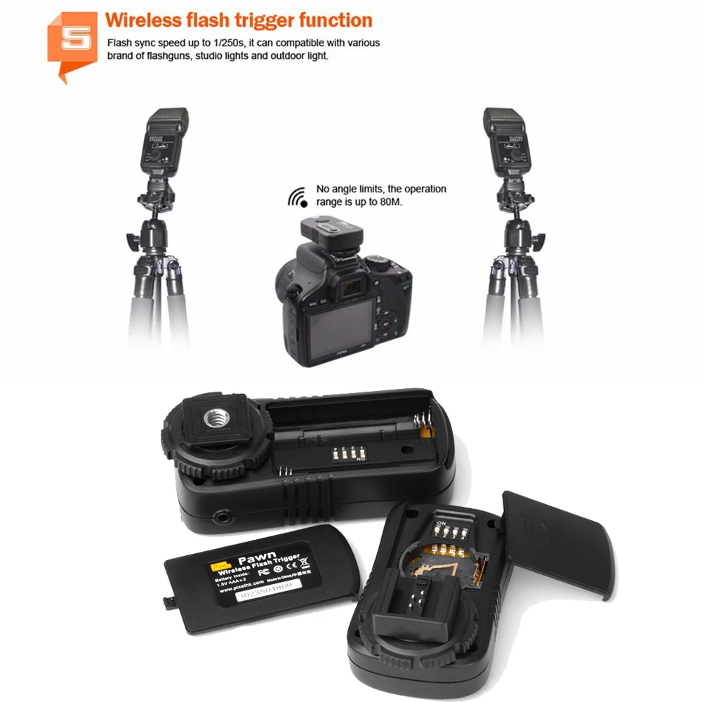 Pixel TF 363 для Sony a560 a550 a500 a450 a350 a57 a55 a35 a33 a65 a900 Вспышка Speedlite беспроводной пульт